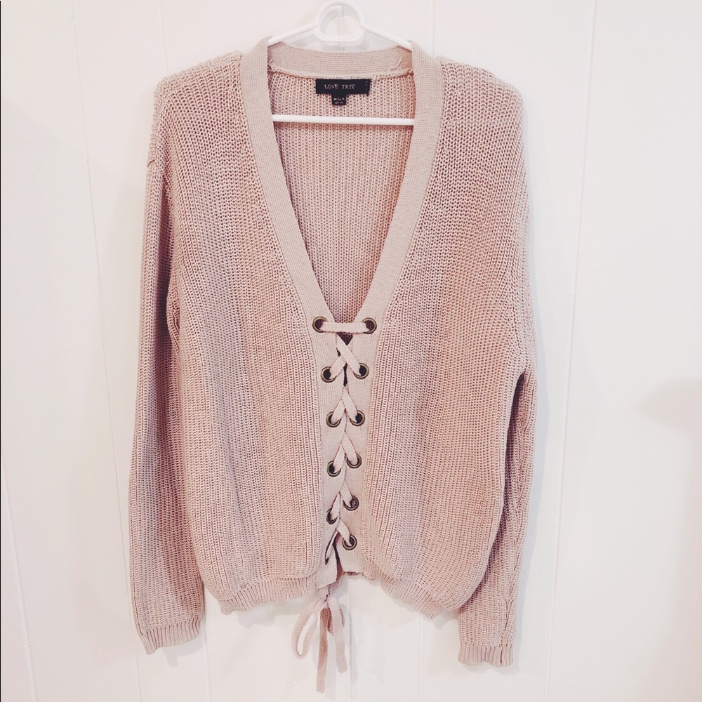 Pale Pink Cardigan